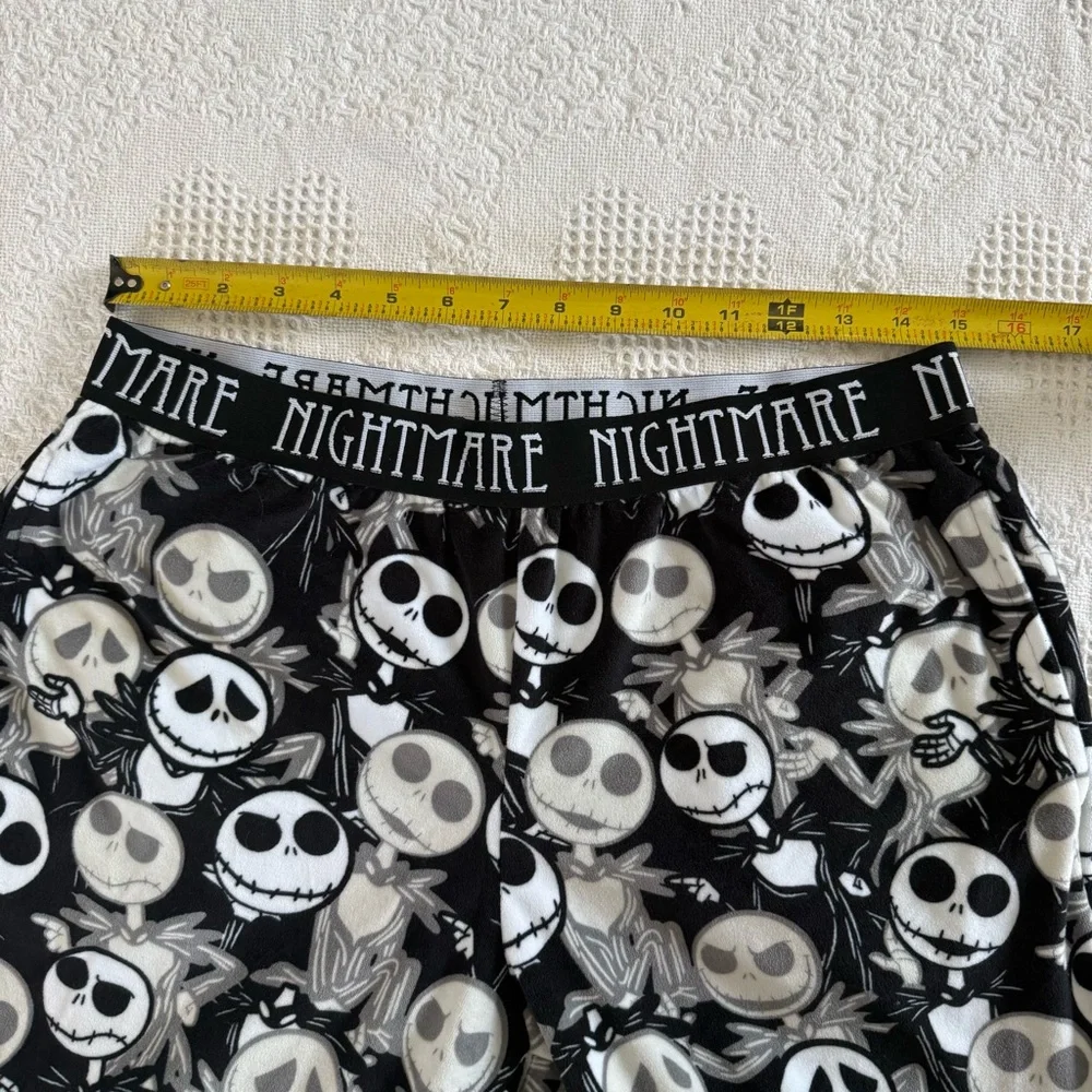 Nightmare Before Christmas Plush Pajama Pants (M) - Picture 5 of 7